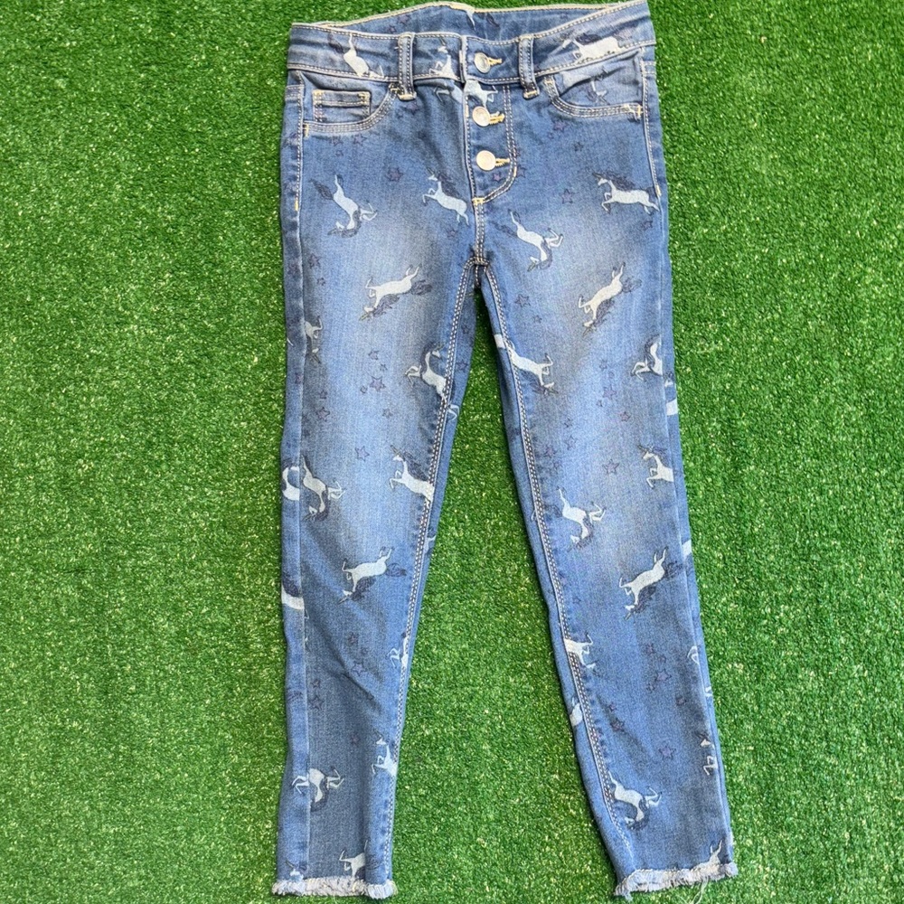 Blue Denim kids unicorn Jeans